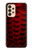 S2879 レッドアロワナのスケール Red Arowana Fish Scale Samsung Galaxy A33 5G バックケース、フリップケース・カバー