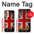 S2894 ヴィンテージイギリス旗 Vintage British Flag Samsung Galaxy A33 5G バックケース、フリップケース・カバー