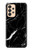 S2895 ブラックマーブルグラフィックプリント Black Marble Graphic Printed Samsung Galaxy A33 5G バックケース、フリップケース・カバー
