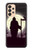 S3262 恐るべき 夜の月 墓地 Grim Reaper Night Moon Cemetery Samsung Galaxy A33 5G バックケース、フリップケース・カバー