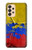 S3306 コロンビアの旗ビンテージフットボールのグラフィック Colombia Flag Vintage Football Graphic Samsung Galaxy A33 5G バックケース、フリップケース・カバー