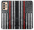 S3687 消防士細い赤い線アメリカの国旗 Firefighter Thin Red Line American Flag Samsung Galaxy A33 5G バックケース、フリップケース・カバー