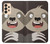 S3855 ナマケモノの顔の漫画 Sloth Face Cartoon Samsung Galaxy A33 5G バックケース、フリップケース・カバー