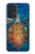 S1249 青い海亀 Blue Sea Turtle Samsung Galaxy A53 5G バックケース、フリップケース・カバー
