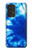 S1869 絞り染めブルー Tie Dye Blue Samsung Galaxy A53 5G バックケース、フリップケース・カバー