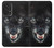 S2823 ブラックウルフ Black Wolf Blue Eyes Face Samsung Galaxy A53 5G バックケース、フリップケース・カバー