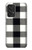 S2842 ブラックとホワイトバッファローチェック柄 Black and White Buffalo Check Pattern Samsung Galaxy A53 5G バックケース、フリップケース・カバー