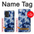 S3439 インディゴタイダイ Fabric Indigo Tie Dye Samsung Galaxy A53 5G バックケース、フリップケース・カバー