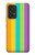 S3678 カラフルなレインボーバーティカル Colorful Rainbow Vertical Samsung Galaxy A53 5G バックケース、フリップケース・カバー