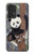 S3793 かわいい赤ちゃん雪パンダのペイント Cute Baby Panda Snow Painting Samsung Galaxy A53 5G バックケース、フリップケース・カバー