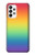 S3698 LGBTグラデーションプライドフラグ LGBT Gradient Pride Flag Samsung Galaxy A73 5G バックケース、フリップケース・カバー