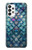S3809 人魚の鱗 Mermaid Fish Scale Samsung Galaxy A73 5G バックケース、フリップケース・カバー