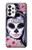 S3821 シュガースカルスチームパンクガールゴシック Sugar Skull Steam Punk Girl Gothic Samsung Galaxy A73 5G バックケース、フリップケース・カバー