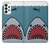 S3825 漫画のサメの海のダイビング Cartoon Shark Sea Diving Samsung Galaxy A73 5G バックケース、フリップケース・カバー