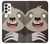 S3855 ナマケモノの顔の漫画 Sloth Face Cartoon Samsung Galaxy A73 5G バックケース、フリップケース・カバー