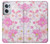 S3036 ピンクフラワーフローラ Pink Sweet Flower Flora OnePlus Nord CE 2 5G バックケース、フリップケース・カバー