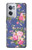S3265 ヴィンテージ花柄 Vintage Flower Pattern OnePlus Nord CE 2 5G バックケース、フリップケース・カバー