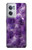 S3713 パープルクォーツアメジストグラフィックプリント Purple Quartz Amethyst Graphic Printed OnePlus Nord CE 2 5G バックケース、フリップケース・カバー
