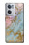S3717 ローズゴールドブルーパステル大理石グラフィックプリント Rose Gold Blue Pastel Marble Graphic Printed OnePlus Nord CE 2 5G バックケース、フリップケース・カバー