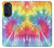 S1697 絞り染め カラフルなグラフィックプリント Tie Dye Colorful Graphic Printed Motorola Edge 30 Pro バックケース、フリップケース・カバー