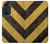 S2231 黄色と黒のラインハザードストライプ Yellow and Black Line Hazard Striped Motorola Edge 30 Pro バックケース、フリップケース・カバー