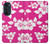 S2246 ハワイのハイビスカスピンク柄 Hawaiian Hibiscus Pink Pattern Motorola Edge 30 Pro バックケース、フリップケース・カバー