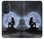 S2668 マーメイドシルエット月の夜 Mermaid Silhouette Moon Night Motorola Edge 30 Pro バックケース、フリップケース・カバー