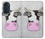 S3257 牛の漫画 Cow Cartoon Motorola Edge 30 Pro バックケース、フリップケース・カバー