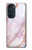 S3482 ピンクの大理石のグラフィックプリント Soft Pink Marble Graphic Print Motorola Edge 30 Pro バックケース、フリップケース・カバー