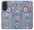 S3537 モロッコのモザイクパターン Moroccan Mosaic Pattern Motorola Edge 30 Pro バックケース、フリップケース・カバー