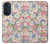 S3688 花の花のアートパターン Floral Flower Art Pattern Motorola Edge 30 Pro バックケース、フリップケース・カバー