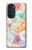 S3705 パステルフローラルフラワー Pastel Floral Flower Motorola Edge 30 Pro バックケース、フリップケース・カバー