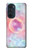 S3709 ピンクギャラクシー Pink Galaxy Motorola Edge 30 Pro バックケース、フリップケース・カバー