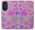 S3710 ピンクのラブハート Pink Love Heart Motorola Edge 30 Pro バックケース、フリップケース・カバー