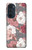 S3716 バラの花柄 Rose Floral Pattern Motorola Edge 30 Pro バックケース、フリップケース・カバー