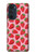 S3719 いちご柄 Strawberry Pattern Motorola Edge 30 Pro バックケース、フリップケース・カバー