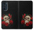 S3753 ダークゴシックゴススカルローズ Dark Gothic Goth Skull Roses Motorola Edge 30 Pro バックケース、フリップケース・カバー