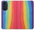 S3799 かわいい縦水彩レインボー Cute Vertical Watercolor Rainbow Motorola Edge 30 Pro バックケース、フリップケース・カバー