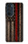 S3804 消防士メタルレッドラインフラググラフィック Fire Fighter Metal Red Line Flag Graphic Motorola Edge 30 Pro バックケース、フリップケース・カバー