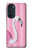 S3805 フラミンゴピンクパステル Flamingo Pink Pastel Motorola Edge 30 Pro バックケース、フリップケース・カバー