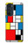 S3814 ピエトモンドリアン線画作曲 Piet Mondrian Line Art Composition Motorola Edge 30 Pro バックケース、フリップケース・カバー