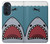 S3825 漫画のサメの海のダイビング Cartoon Shark Sea Diving Motorola Edge 30 Pro バックケース、フリップケース・カバー