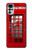 S0058 ロンドン〔イギリス〕の赤い電話ボックス Classic British Red Telephone Box Motorola Moto G22 バックケース、フリップケース・カバー