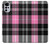 S3091 ピンクの模様のパターン Pink Plaid Pattern Motorola Moto G22 バックケース、フリップケース・カバー