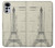 S3474 エッフェル建築図面 Eiffel Architectural Drawing Motorola Moto G22 バックケース、フリップケース・カバー