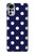 S3533 ブルーの水玉 Blue Polka Dot Motorola Moto G22 バックケース、フリップケース・カバー