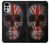 S3848 イギリスの旗の頭蓋骨 United Kingdom Flag Skull Motorola Moto G22 バックケース、フリップケース・カバー