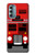 S2058 英国のダブルデッカーバスミニマリスト England British Double Decker Bus Minimalist Motorola Moto G Stylus 5G (2022) バックケース、フリップケース・カバー