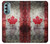 S2490 カナダメープルリーフ旗 Canada Maple Leaf Flag Texture Motorola Moto G Stylus 5G (2022) バックケース、フリップケース・カバー