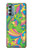 S3273 フラワーラインアートパターン Flower Line Art Pattern Motorola Moto G Stylus 5G (2022) バックケース、フリップケース・カバー